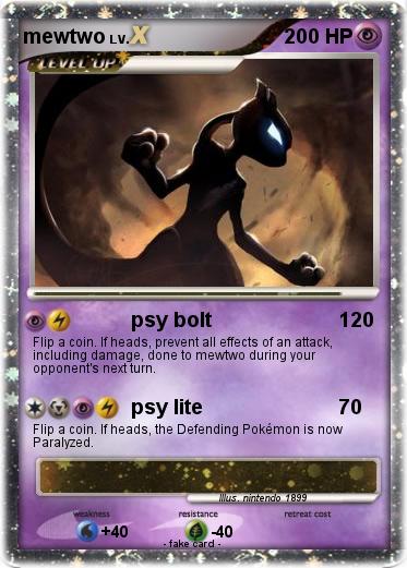 Pokemon mewtwo