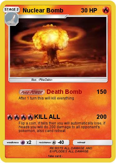 Pokemon Nuclear Bomb Pokemon Nuclear Bomb