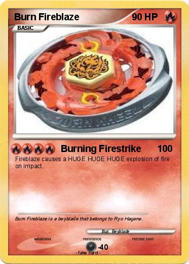 Pokemon Burn Fireblaze