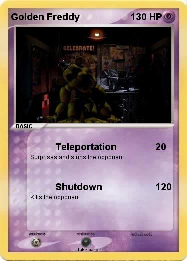 Pokemon Golden Freddy