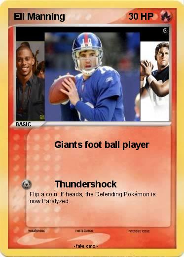 Pokemon Eli Manning