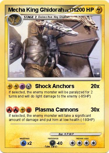 Pokemon Mecha King Ghidorah