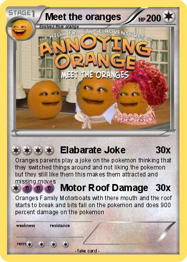 Pokemon Meet the oranges