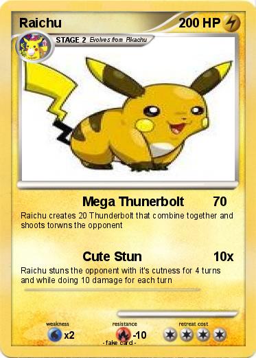 Pokemon Raichu