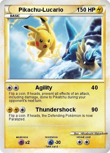 Pokemon Pikachu-Lucario