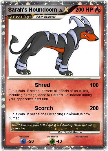 Pokemon Sarah's Houndoom
