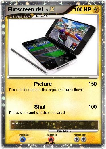 Pokemon Flatscreen dsi