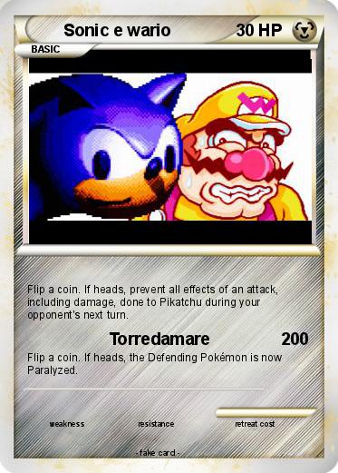 Pokemon Sonic e wario