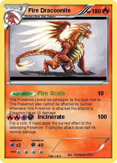 Pokemon Fire Dracoonite