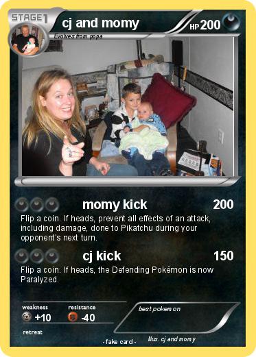 Pokemon cj and momy
