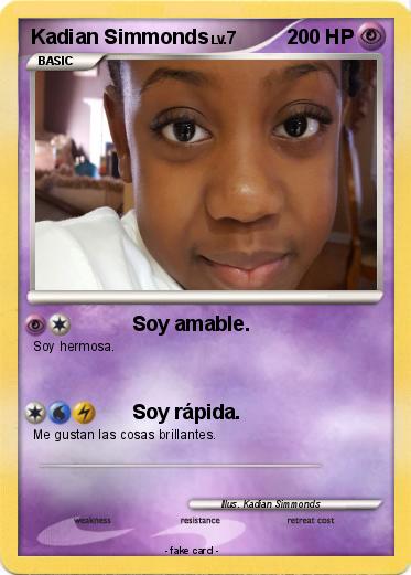 Pokemon Kadian Simmonds