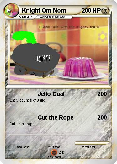 Pokemon Knight Om Nom