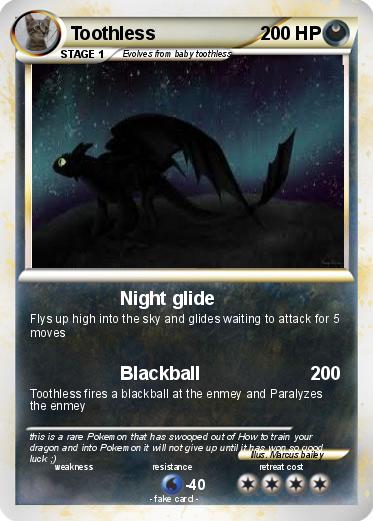 Pokemon Toothless