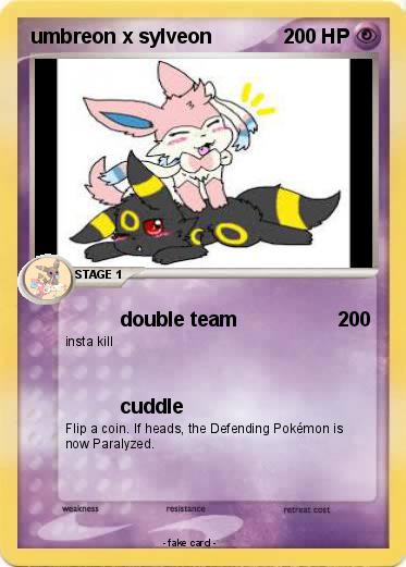 Pokemon umbreon x sylveon