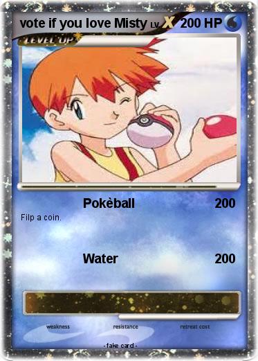 Pokemon vote if you love Misty
