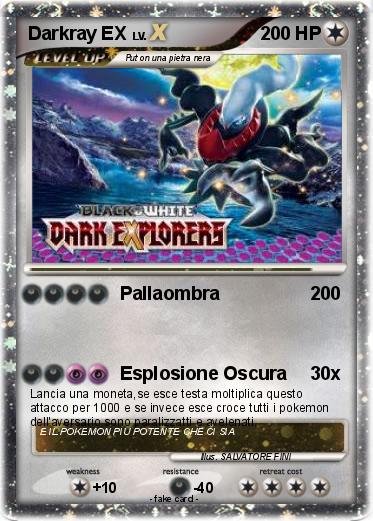 Pokemon Darkray EX