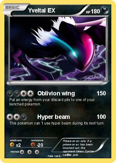 Pokemon Yveltal EX