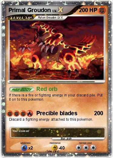 Pokemon Primal Groudon