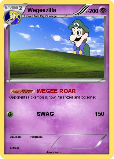 Pokemon Wegeezilla