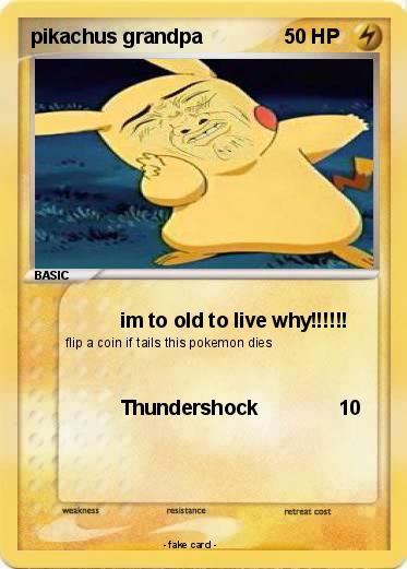 Pokemon pikachus grandpa