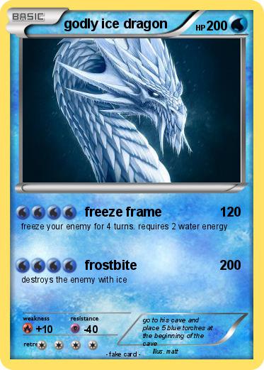 Pokemon godly ice dragon