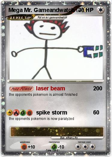 Pokemon Mega Mr. Gameandwatch