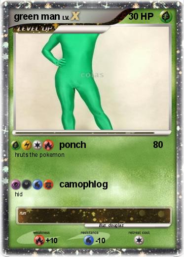 Pokemon green man