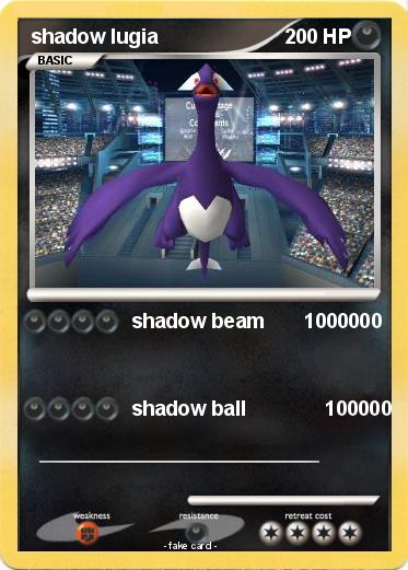 Pokemon shadow lugia