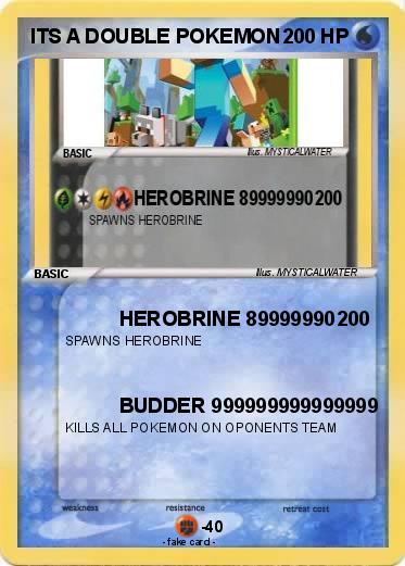 Pokemon ITS A DOUBLE POKEMON
