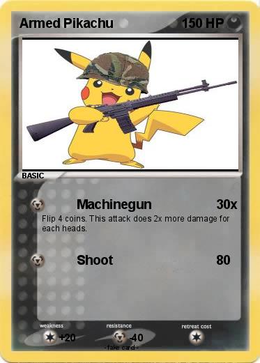 Pokemon Armed Pikachu