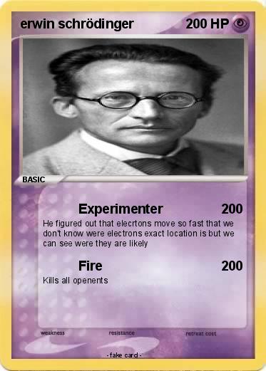 Pokemon erwin schrödinger