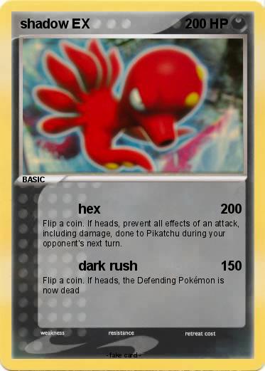 Pokemon shadow EX