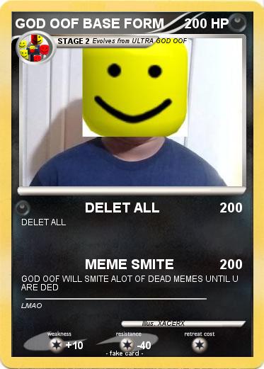Pokemon GOD OOF BASE FORM