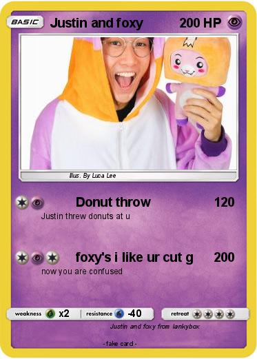 Pokemon Justin and foxy