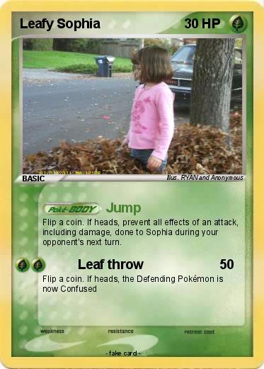 Pokemon Leafy Sophia