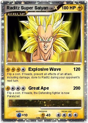 Pokemon Raditz Super Saiyan