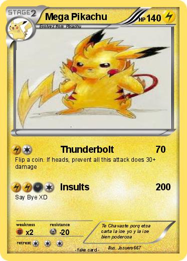 Pokemon Mega Pikachu