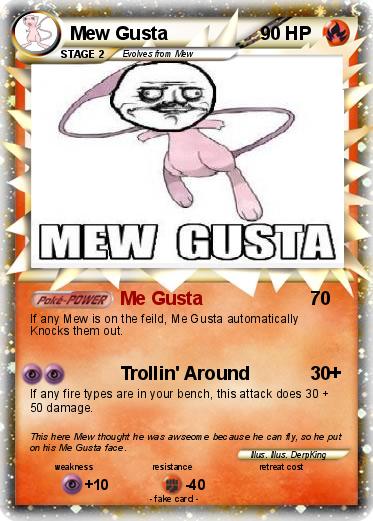 Pokemon Mew Gusta