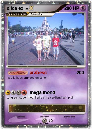 Pokemon alica ex