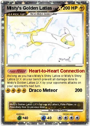 Pokemon Misty's Golden Latias