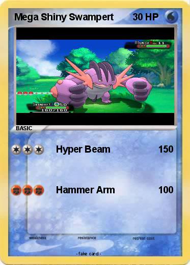 Pokemon Mega Shiny Swampert
