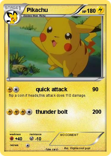 Pokemon Pikachu