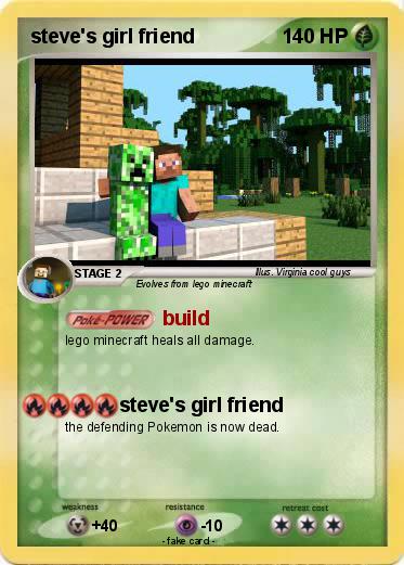 Pokemon steve's girl friend