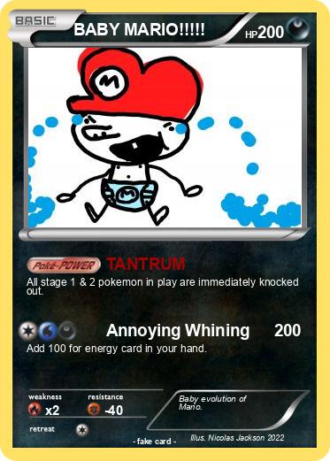 Pokemon BABY MARIO!!!!!