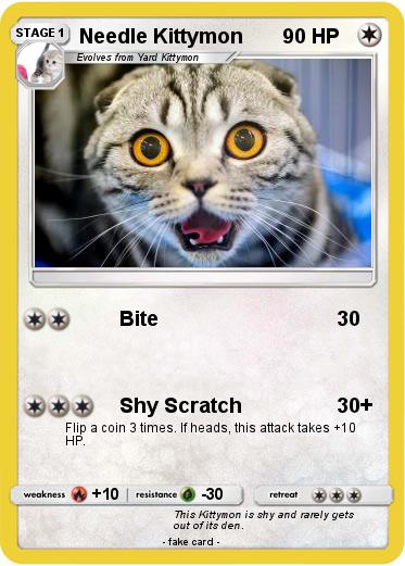 Pokemon Needle Kittymon