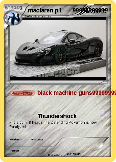 Pokemon maclaren p1       99999999999