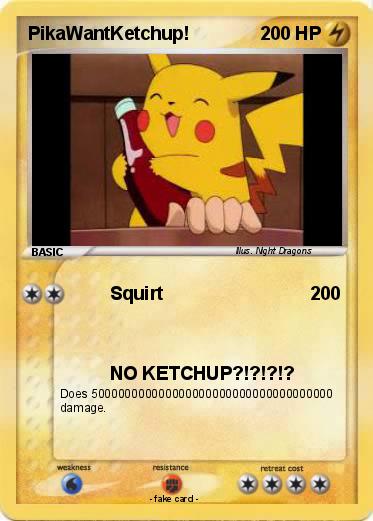 Pokemon PikaWantKetchup!