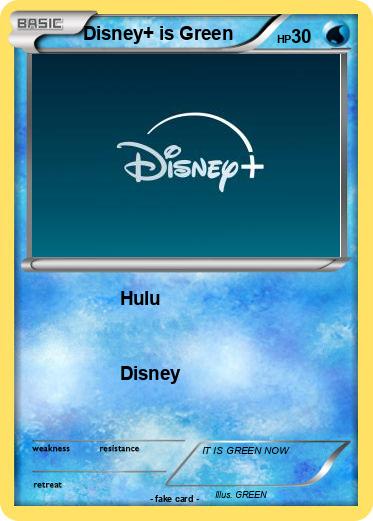 Pokemon Disney+ is Green