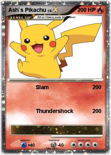 Pokemon Ash`s Pikachu