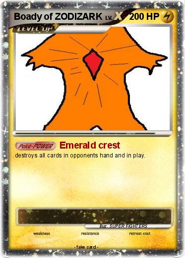 Pokemon Boady of ZODIZARK
